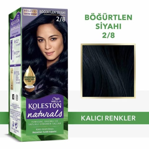 Wella Koleston Naturals رنگ مو 2/8 مشکی توت سیاه