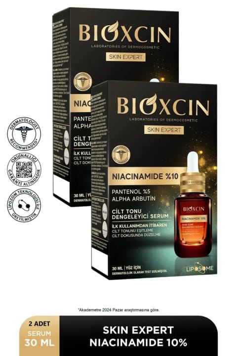 Bioxcin نیاسینامید 10% سرم 2×30 میلی‌لیتر