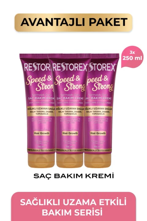 Restorex Speed Strong ماسک مو ۳×۲۵۰ میلیلیتر
