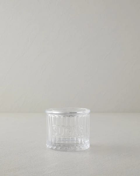 شکرپاش شیشه‌ای Serene Calm 9x9,5x7,5 سانتی‌متر شفاف