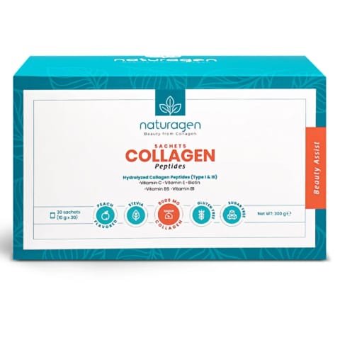 Naturagen Beauty Assist کلاژن طعم هلو 30 ساشه