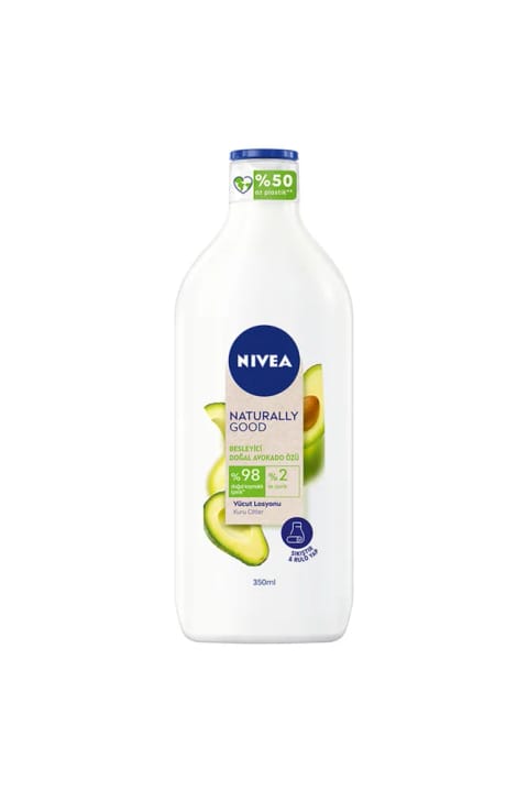 NIVEA Naturally Good لوسیون بدن آووکادو 350 میلی‌لیتر