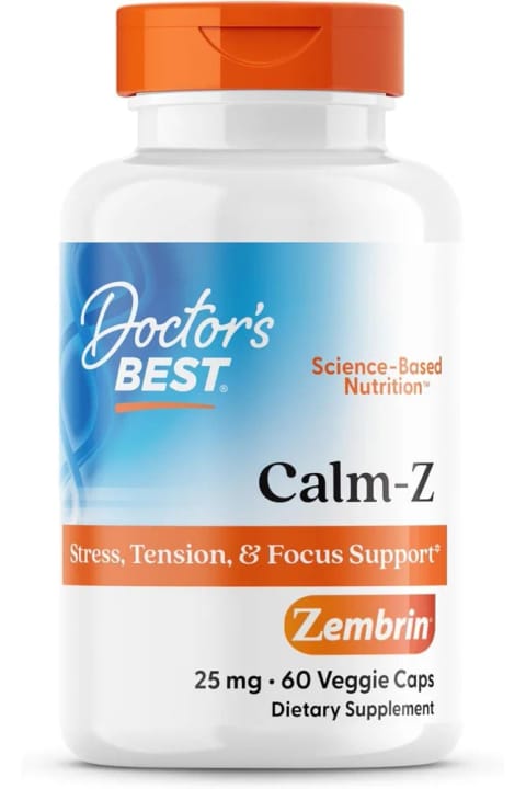 Doctor's Best Calm-Z زمبرین ۲۵ میلیگرم ۶۰ کپسول گیاهی