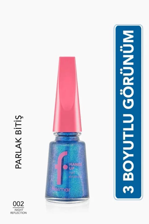 Flormar هولوگرافیک ناخن با رنگدانه غنی - Festival Spirit Nail E. - 002 Night R...
