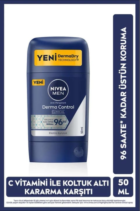 NIVEA MEN استیک دئودورانت Derma Control Clinical 50ml