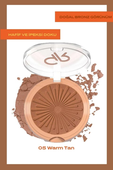 Golden Rose Sun Bright برنزر پودری - 05 Warm Tan