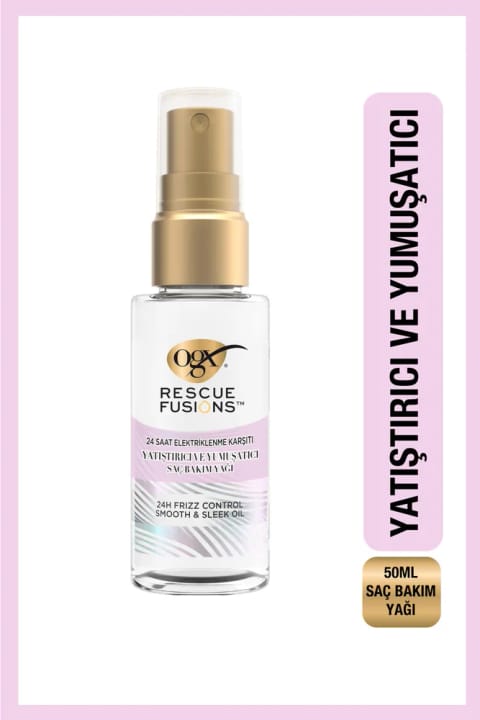 OGX Rescue Fusions روغن مراقبت از مو ضد الکتریسیته ساکن ۲۴ ساعته