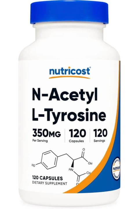 نوتری‌کاست N-Acetyl L-Tyrosine 350mg، ۱۲۰ کپسول