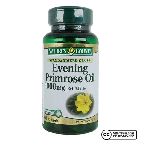 روغن گل پامچال Nature's Bounty 1000 میلیگرم 60 کپسول