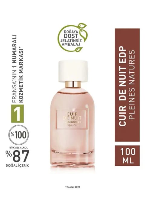 Yves Rocher Cuir De Nuit ادوپرفیوم 100 میلی‌لیتر زنانه با رایحه چرم و ادویه‌های گرم
