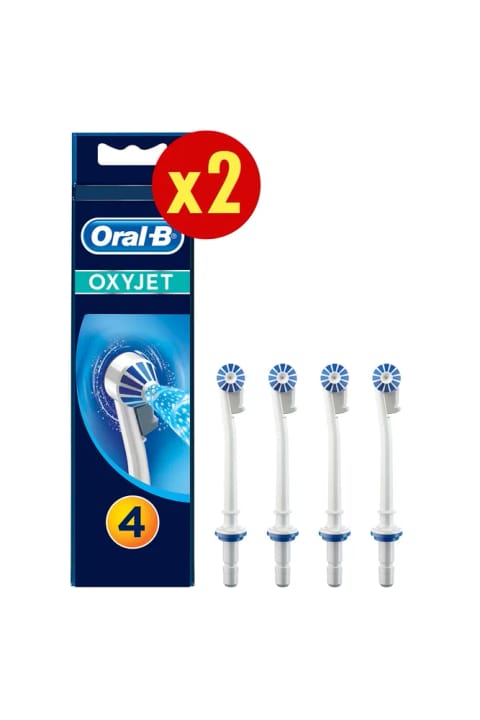 Oral-B هد تعویضی مسواک Oxyjet دوش دهانی ۸ عددی (۲×۴)