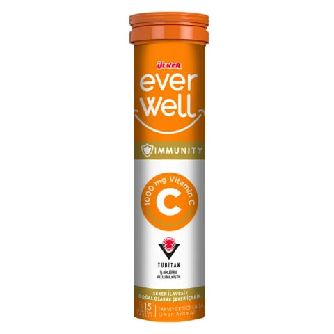 Ülker EverWell C Vitamini 15 Efervesan Tablet