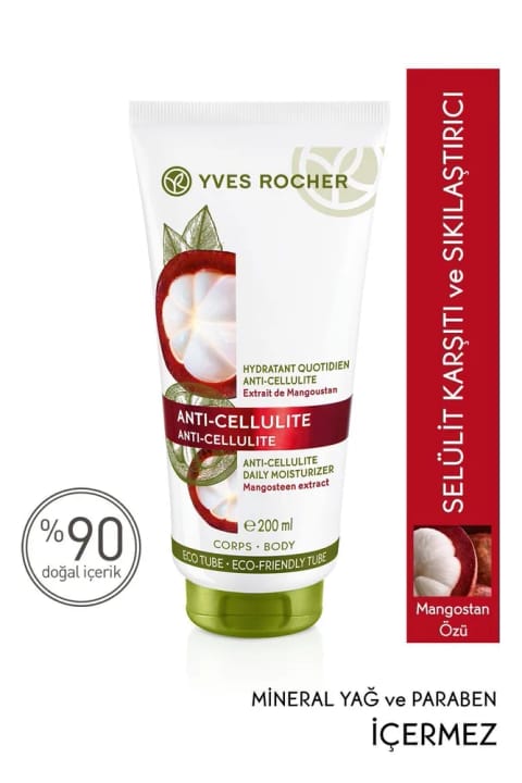 Yves Rocher کرم ضد سلولیت لاغرکننده و سفتکننده - کافئین و مادکاسوساید