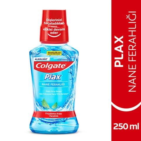 Colgate Plax نعنا بدون الکل دهانشویه ۲۵۰ میلیلیتر
