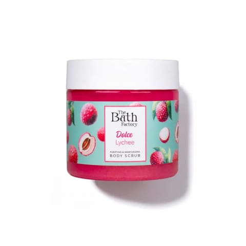 The Bath Factory اسکراب بدن مرطوبکننده و پاککننده Dolche Lychee 300 گرم