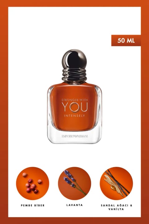 Emporio Armani Stronger With You Intensely ادوپرفیوم 50 میل مردانه 3614272225701