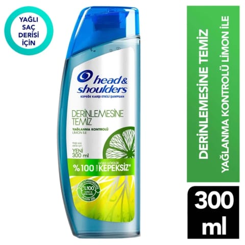 Head & Shoulders پاکسازی عمیق کنترل چربی ضد شوره سر 300 میلیلیتر