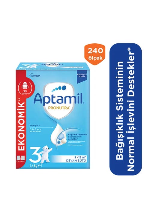 Aptamil 3 پریبیوتیک شیر ادامه 1200 گرم