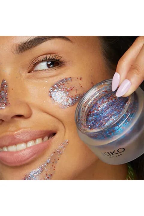 ماسک صورت ژلی درخشان و احیاکننده Kiko - GLITTER FACE MASK