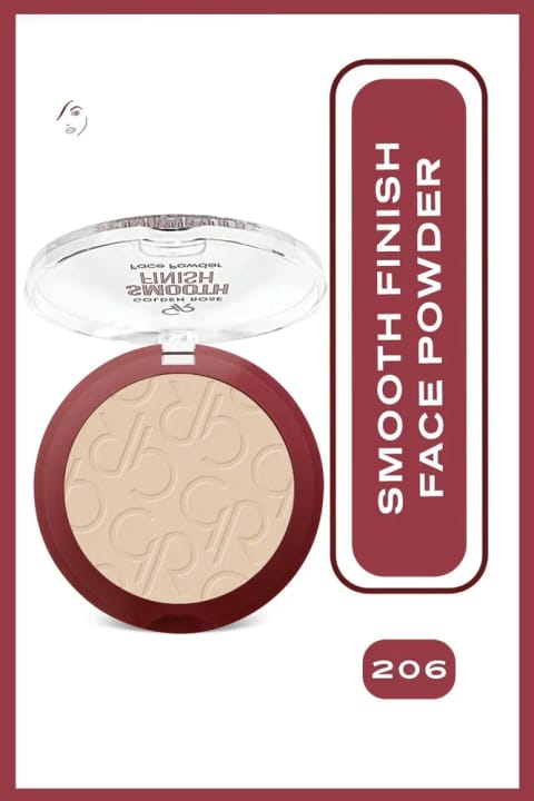 Golden Rose پودر صورت Smooth Finish شماره 206