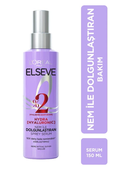 ELSEVE Hydra[Hyaluronic] اسپری سرم حجم‌دهنده با رطوبت