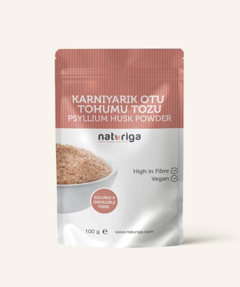 پودر دانهٔ بارهنگ Naturiga ۱۰۰ گرم