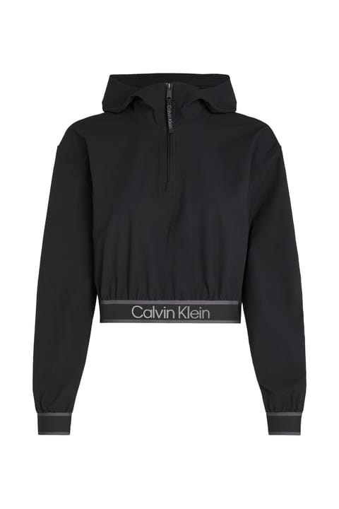 سویشرت هودی نیمزیپ Calvin Klein زنانه / دخترانه با لوگوی برند و ظاهر شیک...