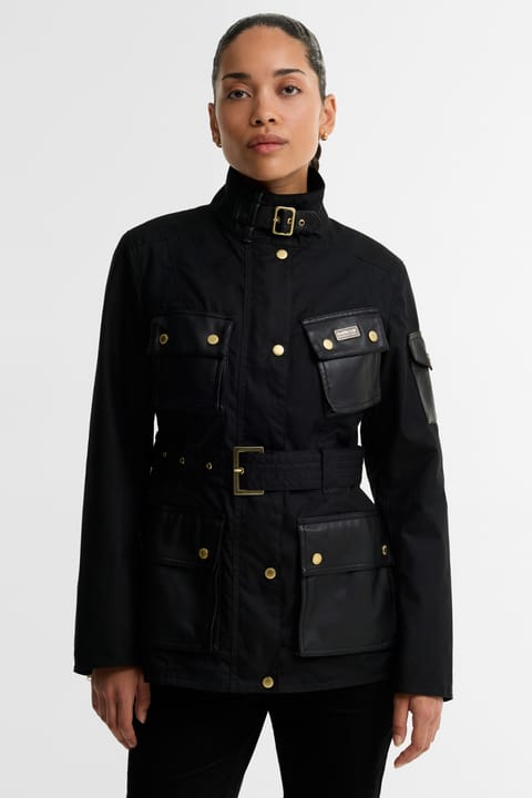 ژاکت چرب Barbour B.Intl International Heritage BK71 مشکی Northumberland C