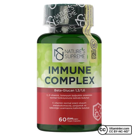 Nature's Supreme Immune Beta Glucan Complex 60 کپسول
