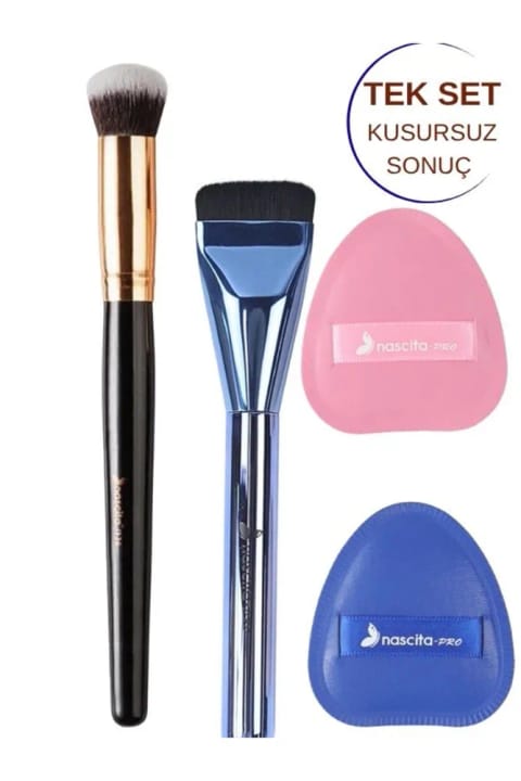 nascita براش حرفهای کانسیلر با سری بیضی NASBRUSH0136 و کانتور صورت