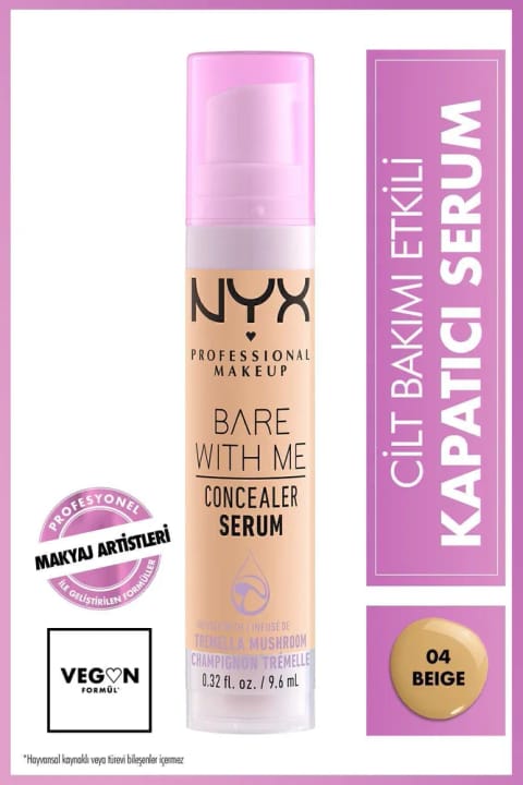 NYX Professional Makeup Bare With Me سرم کانسیلر 04 Beige