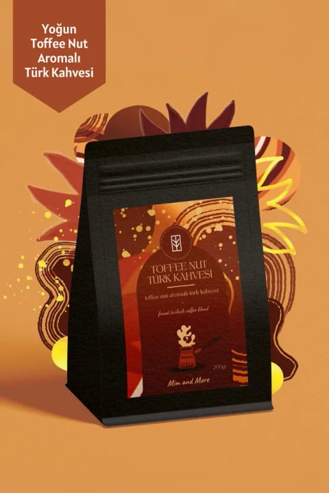 Mim and More قهوه ترک طعم تافی و فندقی، ۲۰۰ گرم