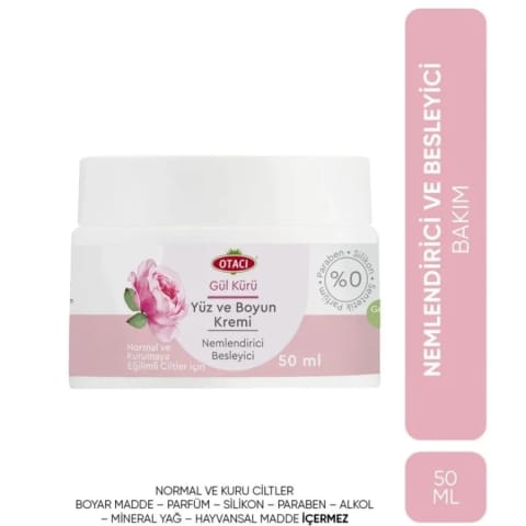 Otacı Botanics+ کرم مرطوب‌کننده صورت و گردن 50 میل