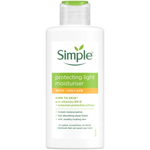 Simple کرم مرطوبکننده ضدآفتاب SPF15 125ml