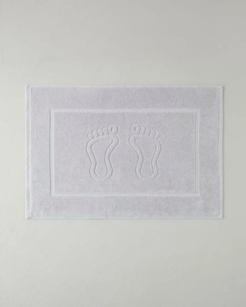 حوله پای Soft Step 100% پنبه 50x70 سانتی‌متر خاکستری روشن 600 گرم بر متر مربع