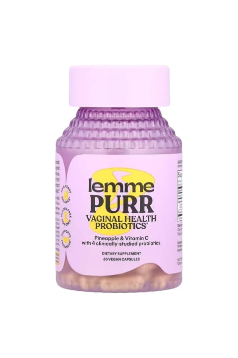 Lemme Purr پروبیوتیک واژینال، ۶۰ کپسول وگان، اصالت آمریکا DaphneLabs