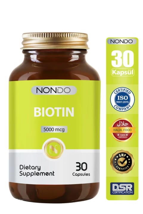 Nondo Biotin 5000 Mcg 30 کپسول