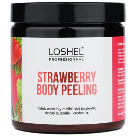 Loshel Body Peeling توت فرنگی 250 میلیلیتر
