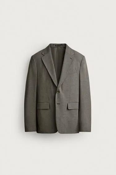 HOUNDSTOOTH کت پالتو اورست با فیت منظم