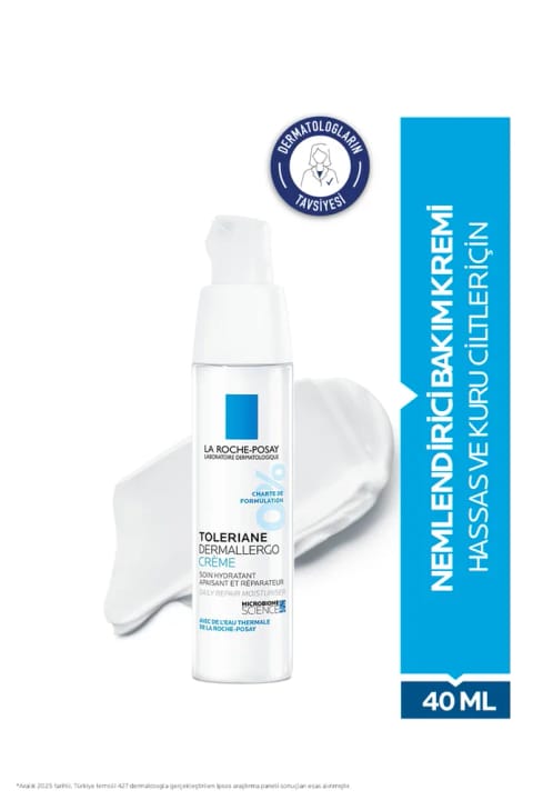 La Roche Posay Toleriane Dermallergo کرم مرطوب‌کننده برای پوست‌های حساس و خشک