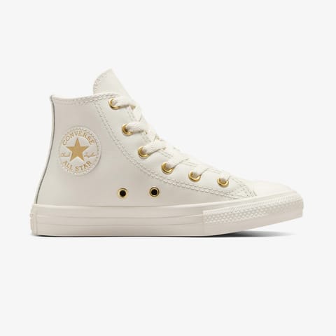 اسنیکر چرمی Converse Chuck Taylor All Star Taylored Lux کودکان کرم