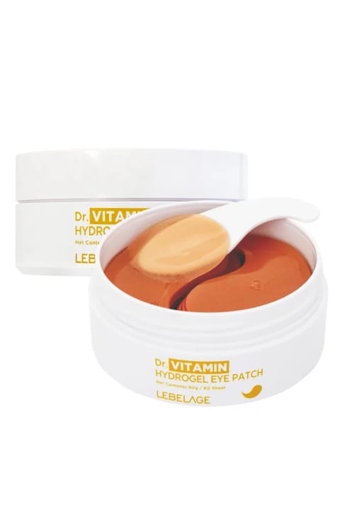 ست ۶۰ عددی ماسک زیر چشم روشنکننده LEBELAGE حاوی Vitamin C و Caffeine