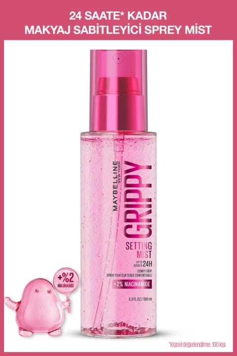 Maybelline New York Grippy اسپری تثبیت کننده آرایش ۲۴ ساعته - فرم Mist