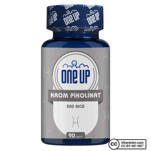 One Up کروم پیکولینات 200 میکروگرم 90 قرص