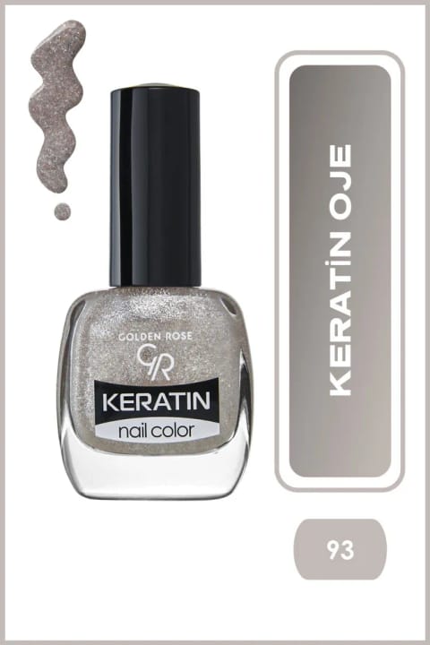 Golden Rose Keratin Nail Color لاک ناخن شماره ۹۳