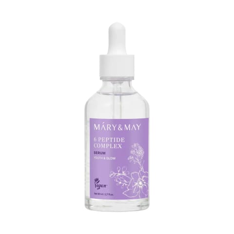 Mary & May سرم صورت حاوی کمپلکس ۶ پپتید ۸۰ میلی‌لیتر