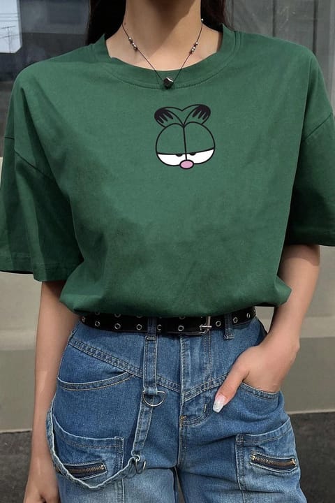 تیشرت چاپی Garfield یونیسکس uyguntarz