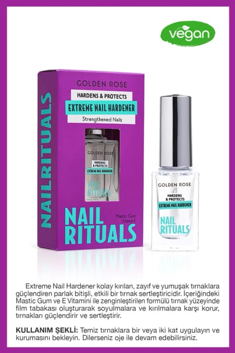 Golden Rose Nail Rituals Extreme Nail Hardener - سفت‌کننده و تقویت‌کننده ناخن