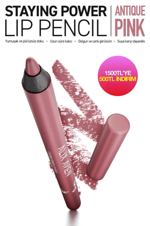 مداد لب نرم و ماندگار Alix Avien - Staying Power — 66 Antique Pink