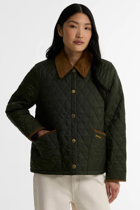 کاپشن کوتاه کاپیتونه Barbour Icons Liddesdale OL74 زیتونی کلاسیک